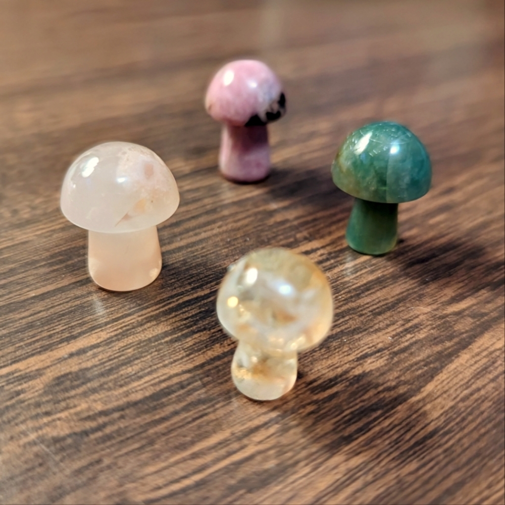 Crystal Mushroom Energy Chakra Stones